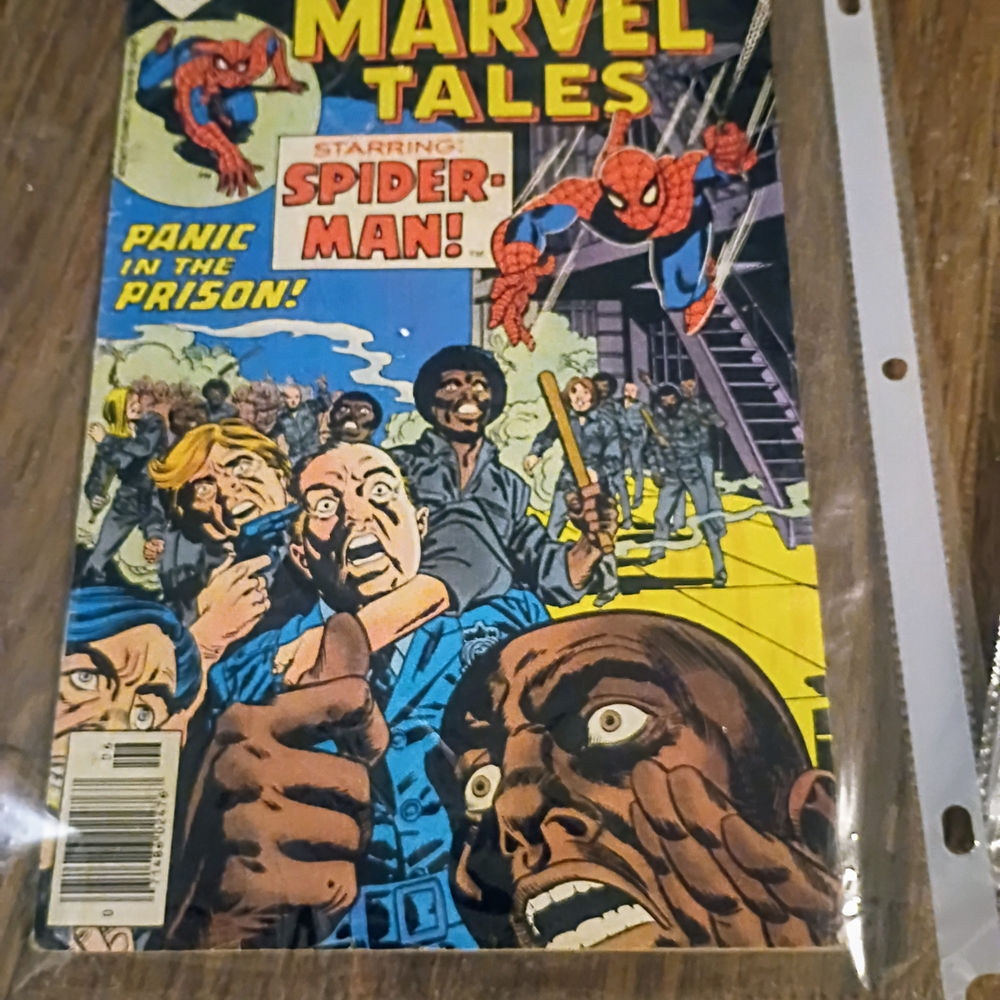 Marvel Tales Comic Book - Spider-Man with Blue and Yellow Cover